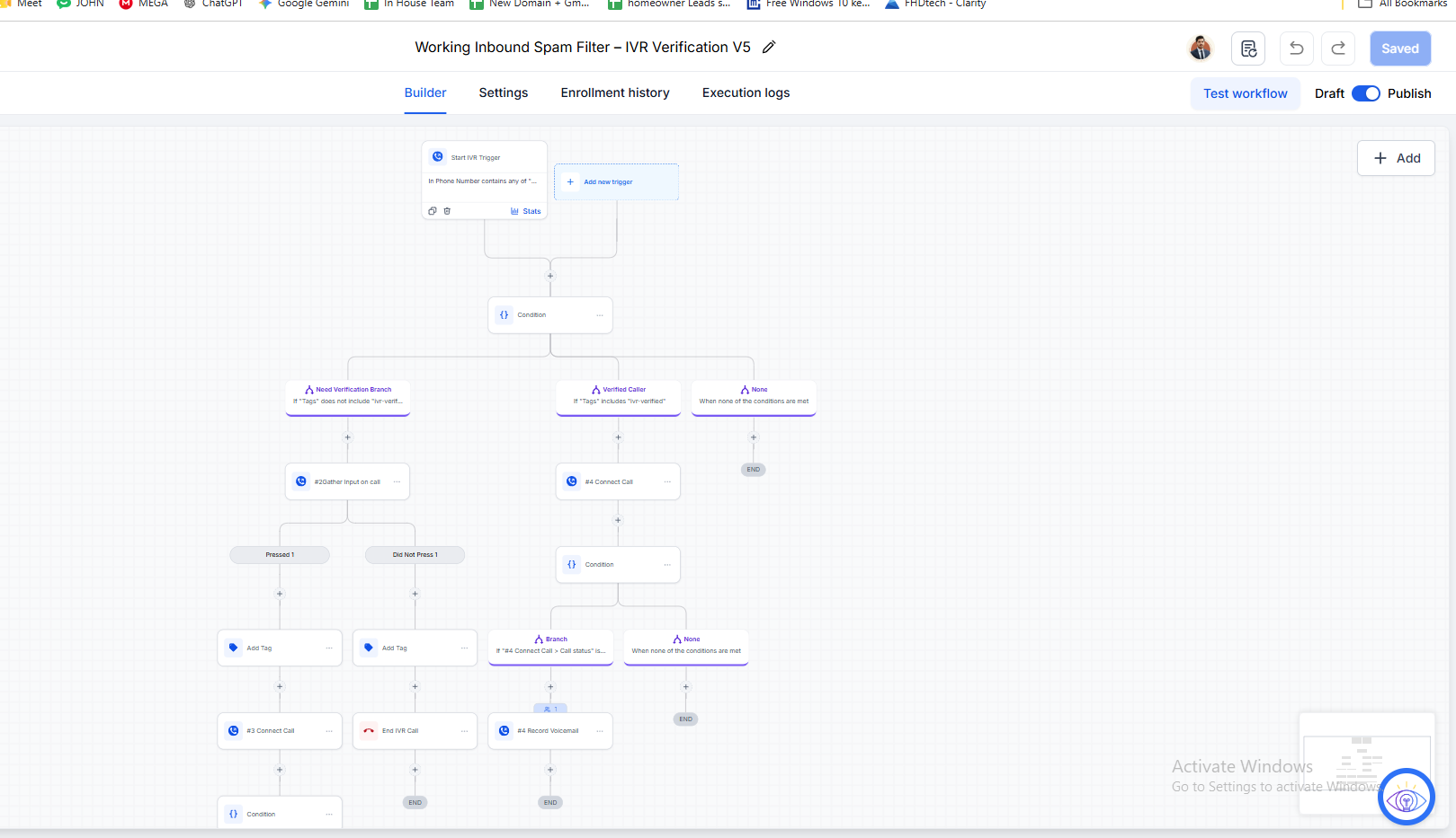 AI Inbound Spam Filter & IVR Verification System